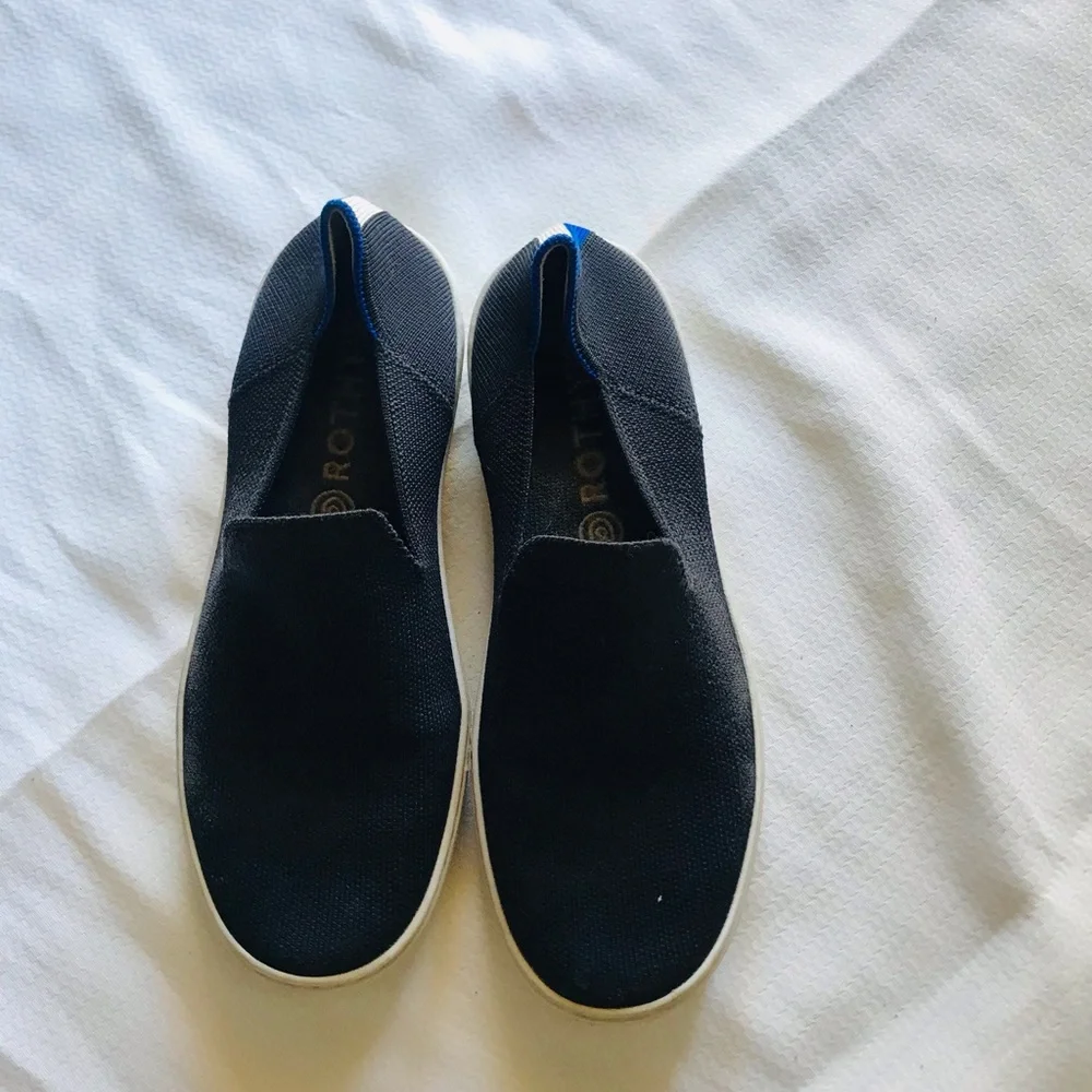 Rothy’s navy blue and Blue Slip-On Shoes